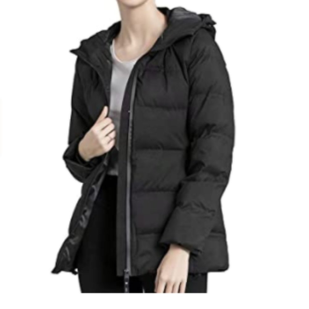 Valuker Women's Seamless Down Jacket With Hood